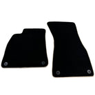 Black Floor Mats For Audi A6 - C8 Sedan (2018-2023) Beige Trim - AutoWin