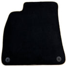 Black Floor Mats For Audi A6 - C8 Sedan (2018-2023) Beige Trim - AutoWin