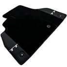 Black Floor Mats for Audi TT MK1 Convertible (1998-2006) with Leather - AutoWin
