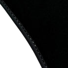 Black Floor Mats for Audi TT MK3 Coupe (2019-2023) with Leather - AutoWin