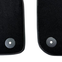 Black Floor Mats for Bentley Bentayga (2015-2023) with Dark Brown Leather | ER56 Design - AutoWin