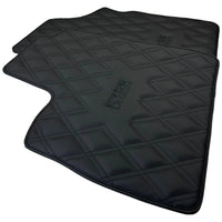 Black Floor Mats for Bentley Continental GT (2003–2011) with Leather | ER56 Design - AutoWin