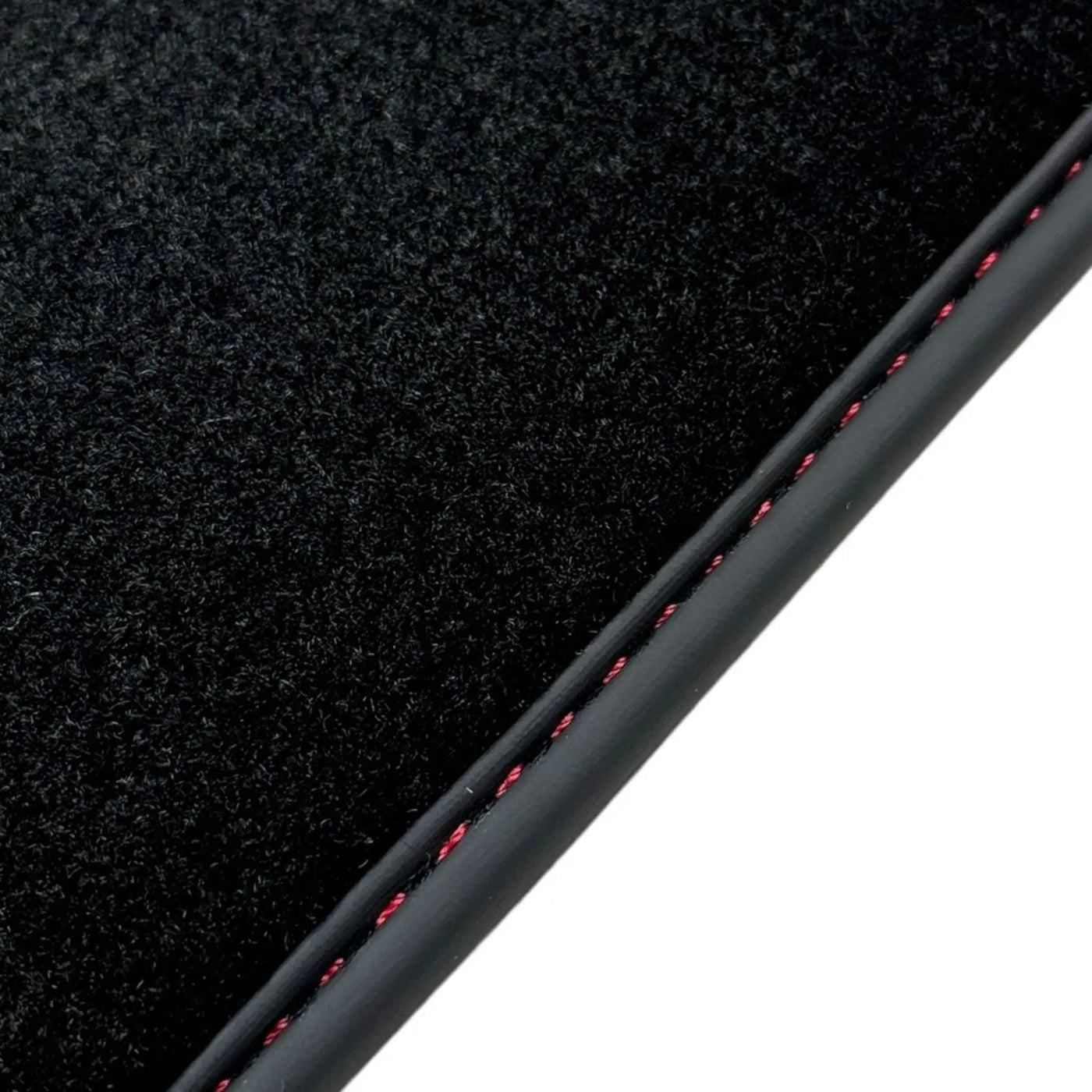 Black Floor Mats for Bentley Continental GT (2011–2018) with Red Leather | ER56 Design - AutoWin