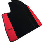 Black Floor Mats for Bentley Continental GT (2011–2018) with Red Leather | ER56 Design - AutoWin