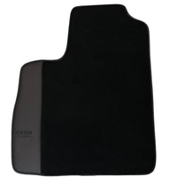 Black Floor Mats for Bentley Continental GTC (2006–2011) with Dark Brown Leather | ER56 Design - AutoWin