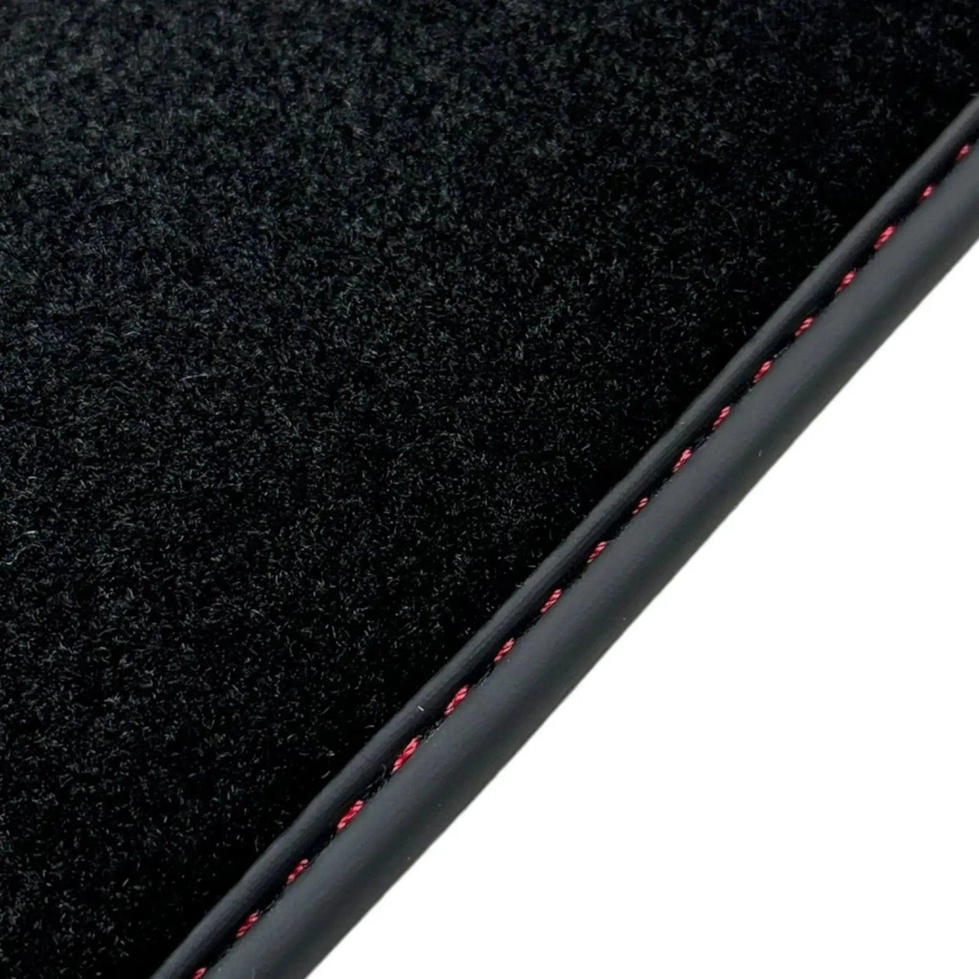 Black Floor Mats for Bentley Continental GTC (2006–2011) with Red Leather | ER56 Design - AutoWin