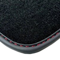 Black Floor Mats for Bentley Continental GTC (2011–2018) with Red Leather | ER56 Design - AutoWin