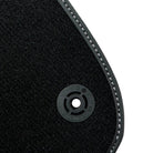 Black Floor Mats For Bentley Continental GTC (2018-2023) Speed with Leather - AutoWin