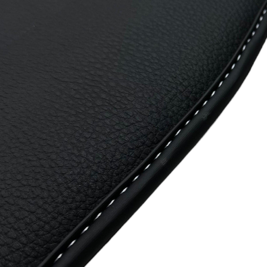 Black Floor Mats For Bentley Flying Spur (2005-2013) with Leather - AutoWin