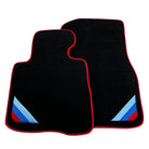 Black Floor Mats For BMW 4 Series F33 With Red Trim - AutoWin
