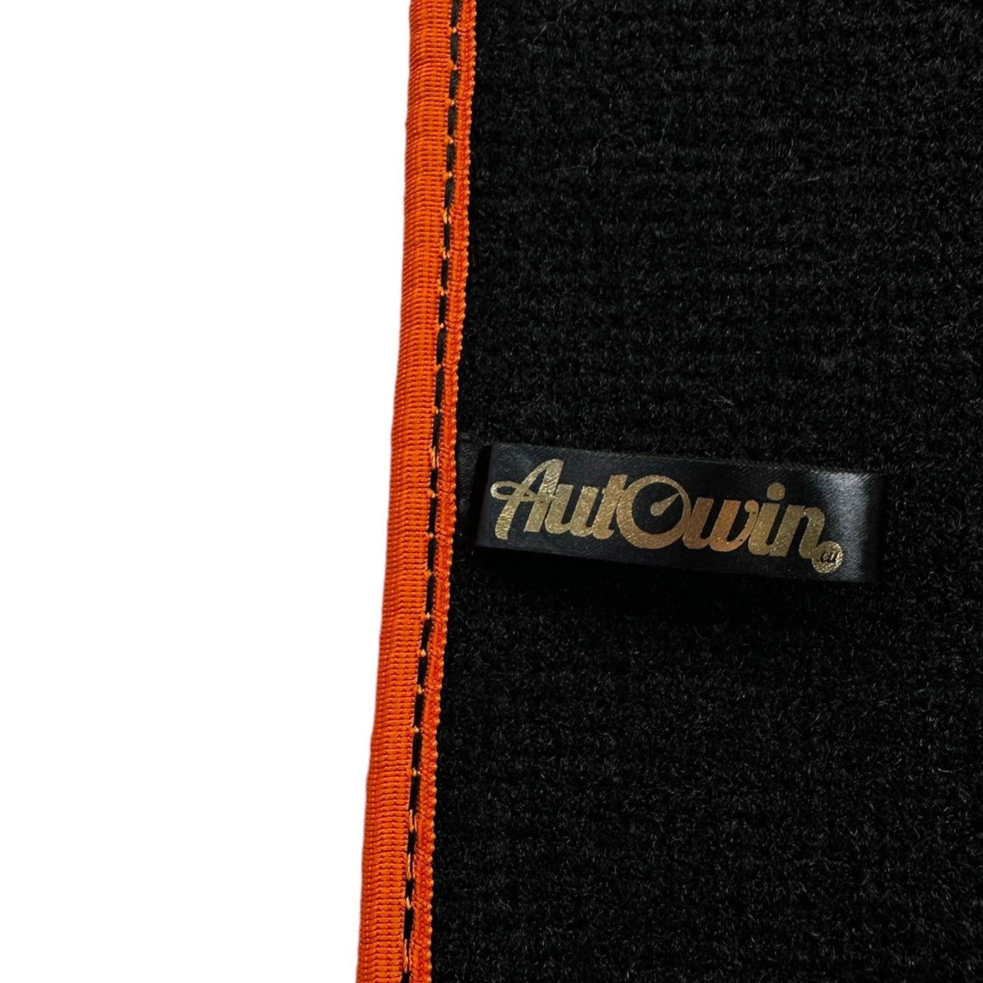 Black Floor Mats For BMW G61 (2023-2026) Touring | Orange Trim - AutoWin