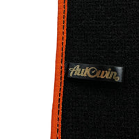 Black Floor Mats For BMW F74 Gran Coupe (2025-2026) | Orange Trim - AutoWin