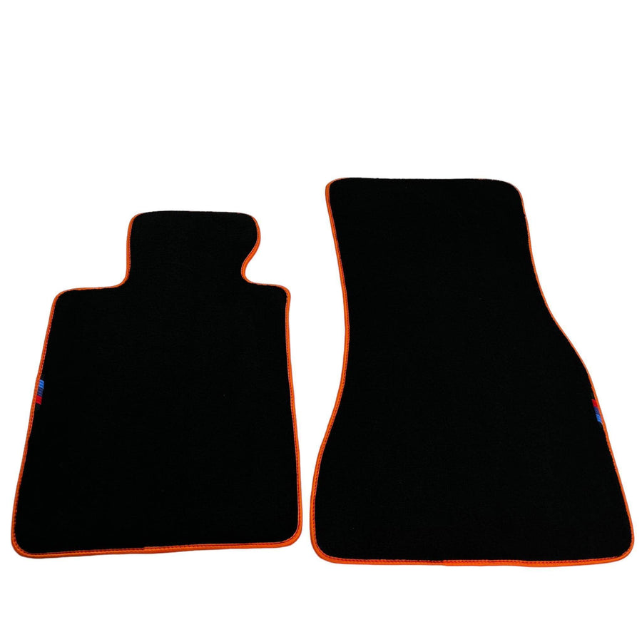 Black Floor Mats For BMW F74 Gran Coupe (2025-2026) | Orange Trim - AutoWin