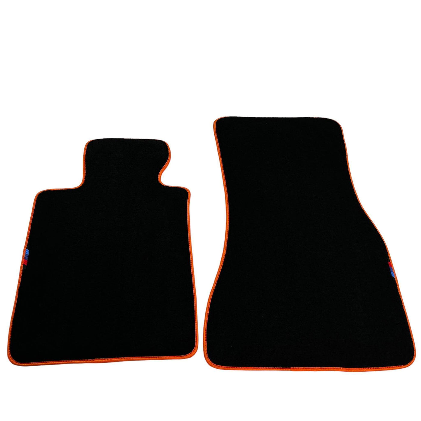 Black Floor Mats For BMW G61 (2023-2026) Touring | Orange Trim - AutoWin