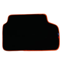 Black Floor Mats For BMW M3 G81 Touring (2022-2026) | Orange Trim - AutoWin