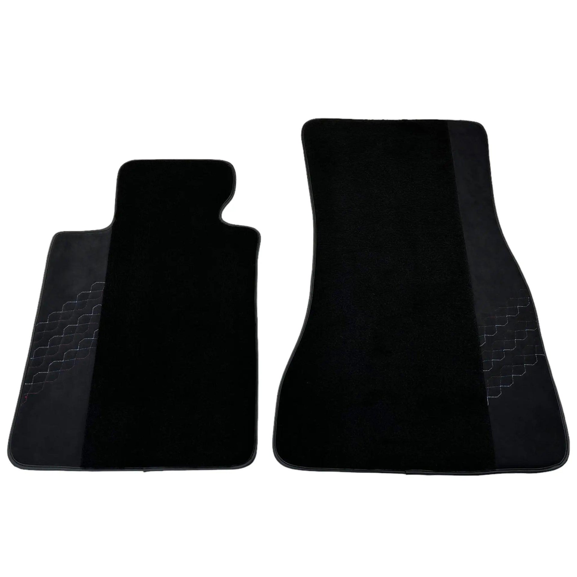 Black Floor Mats for BMW 2 Series M5 G90 (2023-2026) Sedan with Alcantara Leather - AutoWin