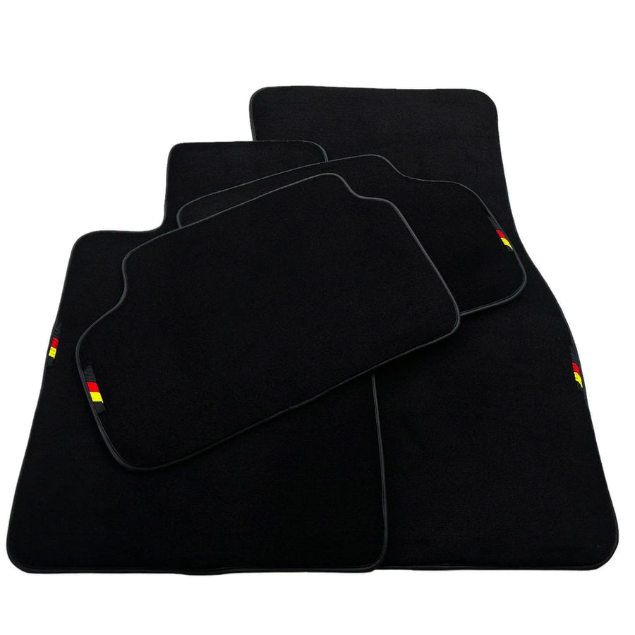 Black Floor Mats For BMW U06 (2022-2026) with German Flag - AutoWin