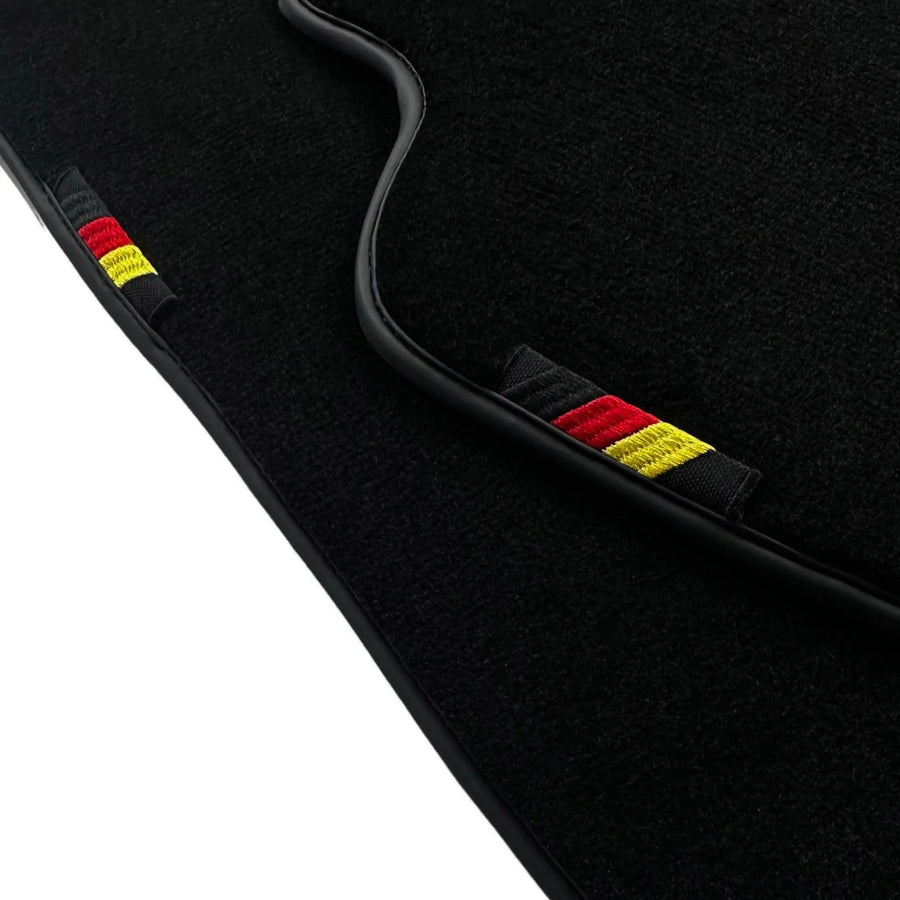 Black Floor Mats For BMW 1 Series F70 with German Flag - AutoWin
