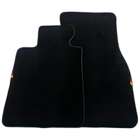 Black Floor Mats For BMW 1 Series F70 with German Flag - AutoWin