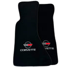 Black Floor Mats for Chevrolet Corvette C4 (1984-1996) - AutoWin