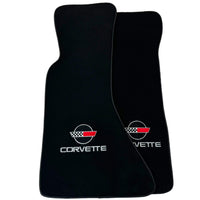Black Floor Mats for Chevrolet Corvette C4 (1984-1996) - AutoWin