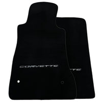 Black Floor Mats For Chevrolet Corvette C6 (2005-2013) - AutoWin