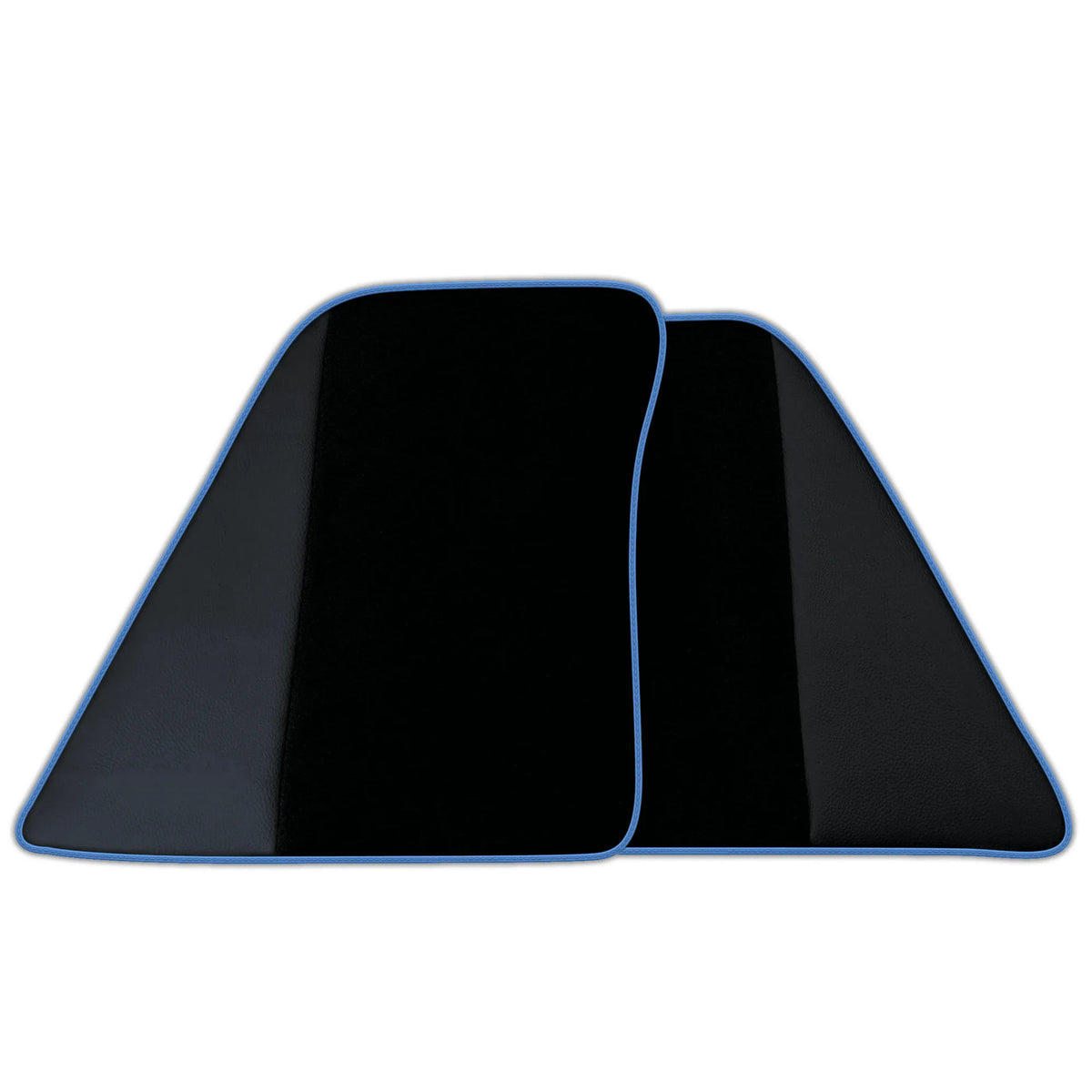 Black Floor Mats for Ferrari 296 GTS (2022-2027) with Leather | Various Trim Colors