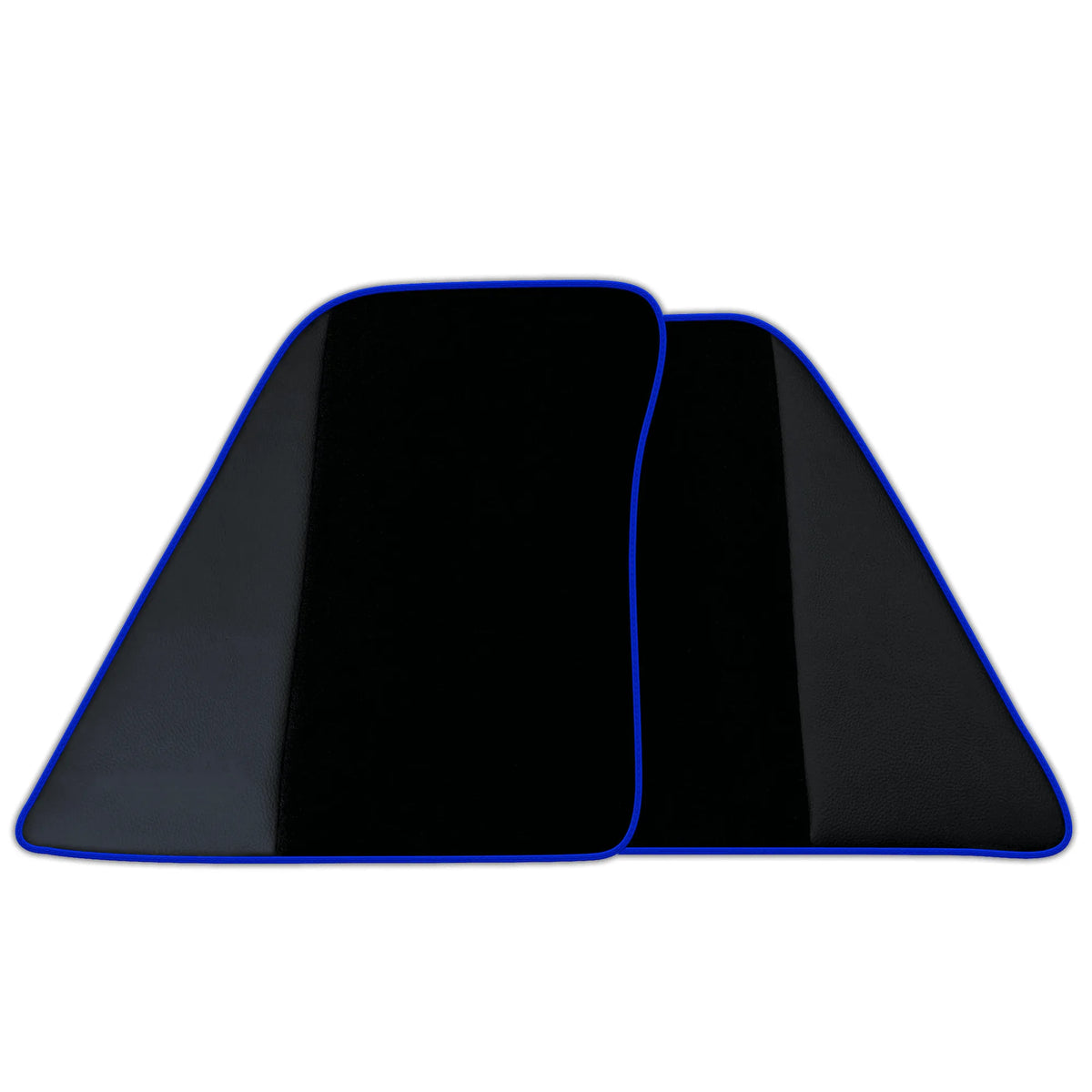 Black Floor Mats for Ferrari 296 GTS (2022-2027) with Leather | Various Trim Colors