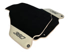 Black Floor Mats For Ferrari 360 Modena 1999-2005 With Beige Leather - AutoWin