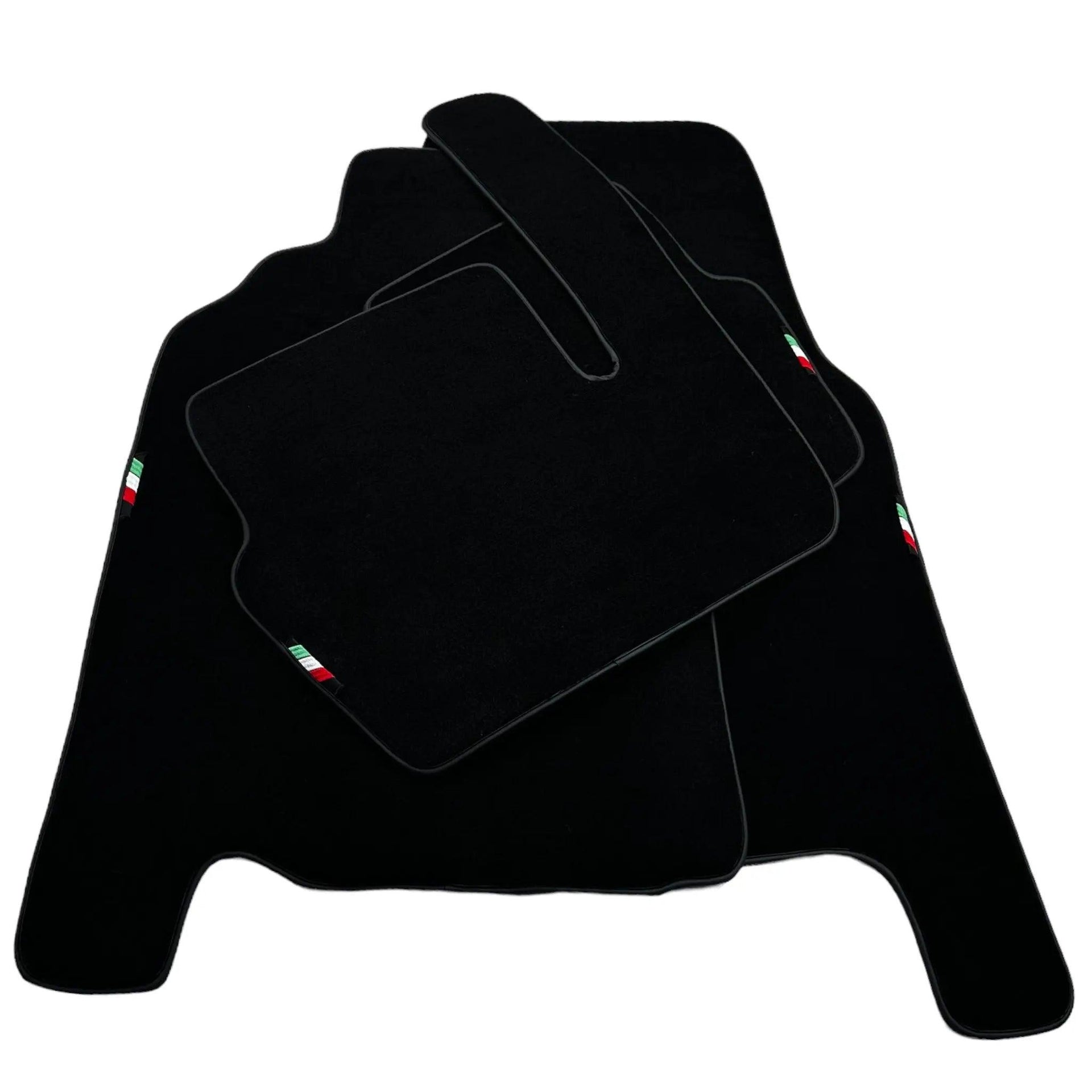 Black Floor Mats For Ferrari 456 (1992-2003) Italian Edition - AutoWin