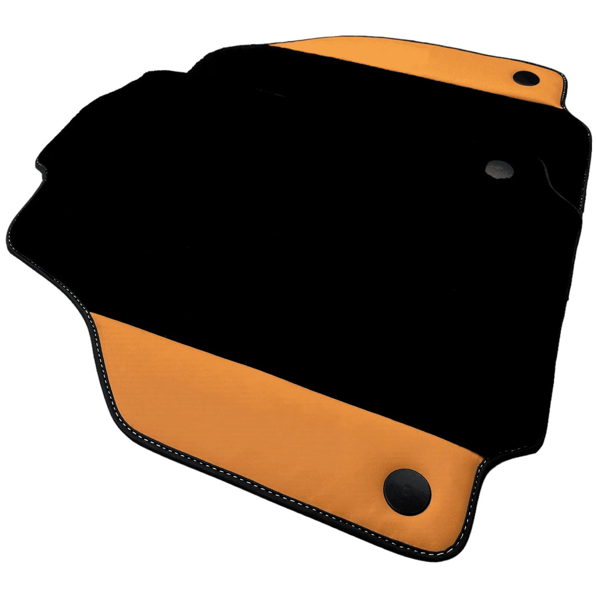 Black Floor Mats for Ferrari 458 Italia (2009-2015) with Beige Nappa Leather