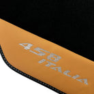 Black Floor Mats for Ferrari 458 Italia (2009-2015) with Beige Nappa Leather - AutoWin