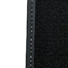 Black Floor Mats for Ferrari 458 Spider (2012-2015) with Crema Nappa Leather | Italian Edition - AutoWin