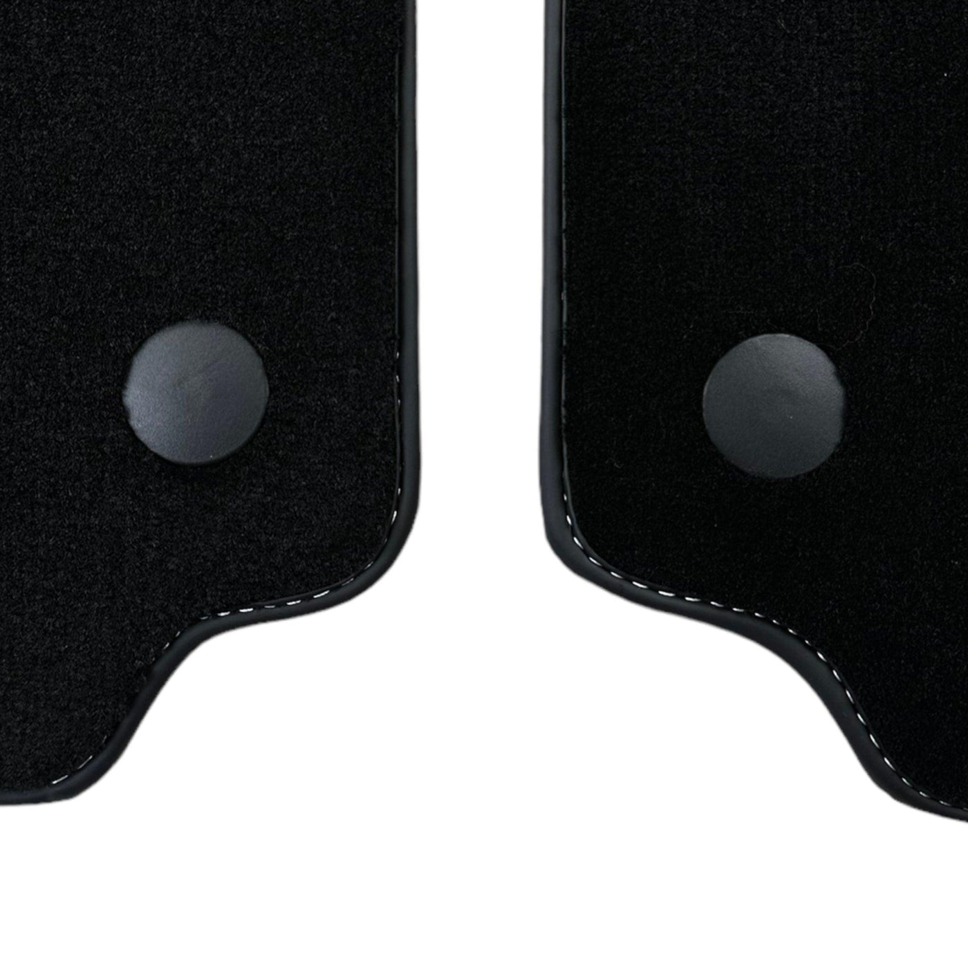 Black Floor Mats for Ferrari 488 Pista Spider (2019-2021) with Beige Tradizione Nappa Leather - AutoWin