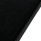 Black Floor Mats for Ferrari 488 Spider (2016-2022) with Cuoio Nappa Leather - AutoWin