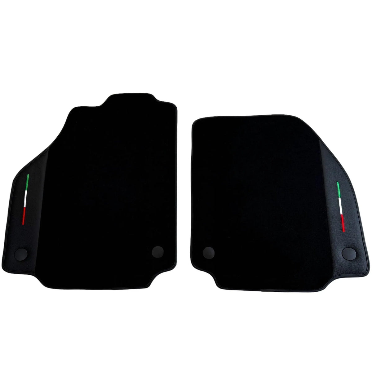 Black Floor Mats for Ferrari 488 GTB (2016-2022) with Leather