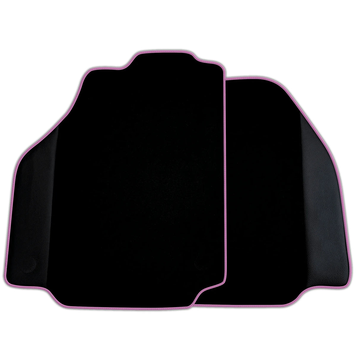 Black Floor Mats for Ferrari 488 Pista Spider (2019-2021) with Leather | Various Trim Colors