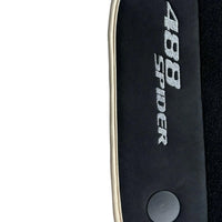 Tapis de sol noirs pour Ferrari 488 Spider 2015-2022 - AutoWin