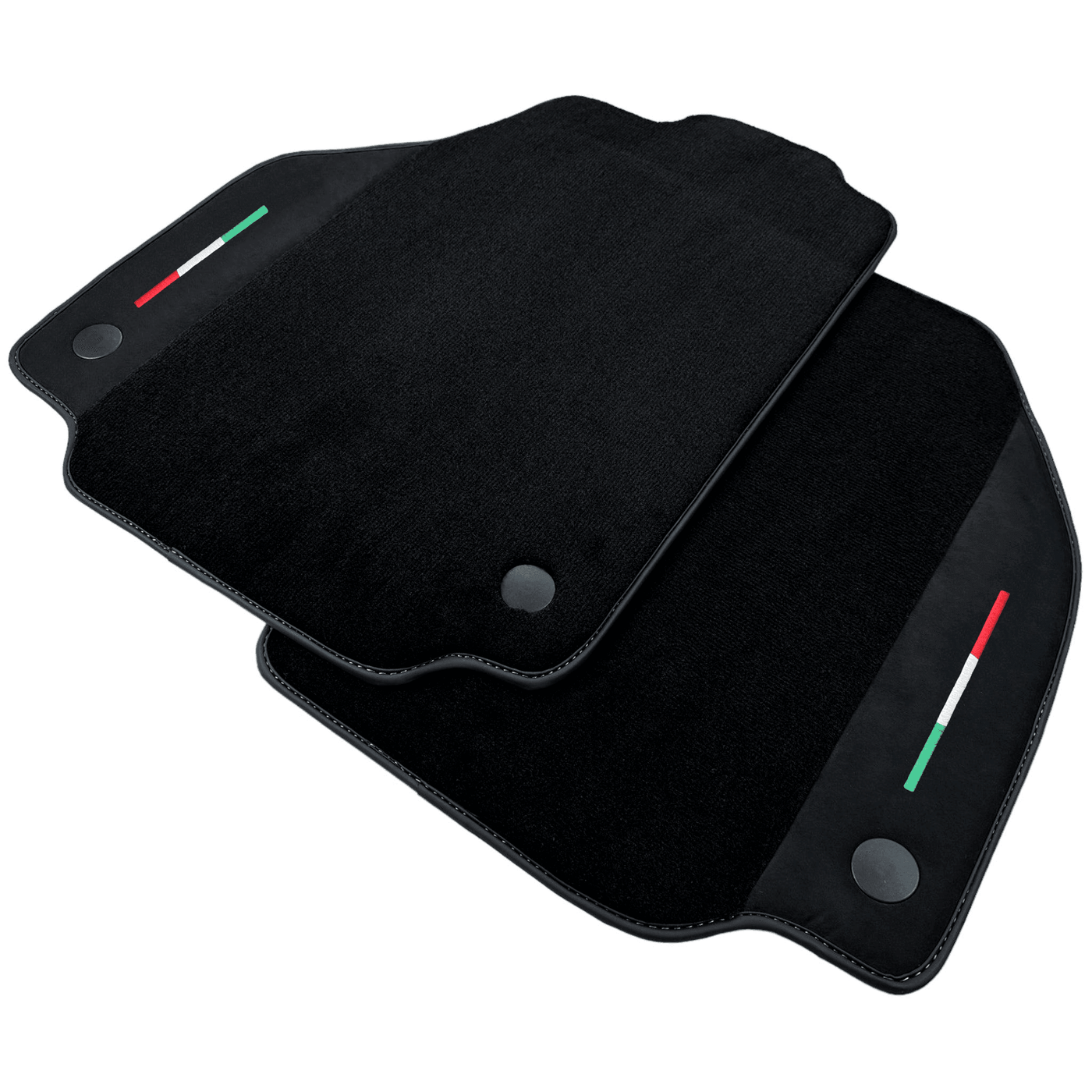 Black Floor Mats For Ferrari 488 Spider 2015-2022 - AutoWin