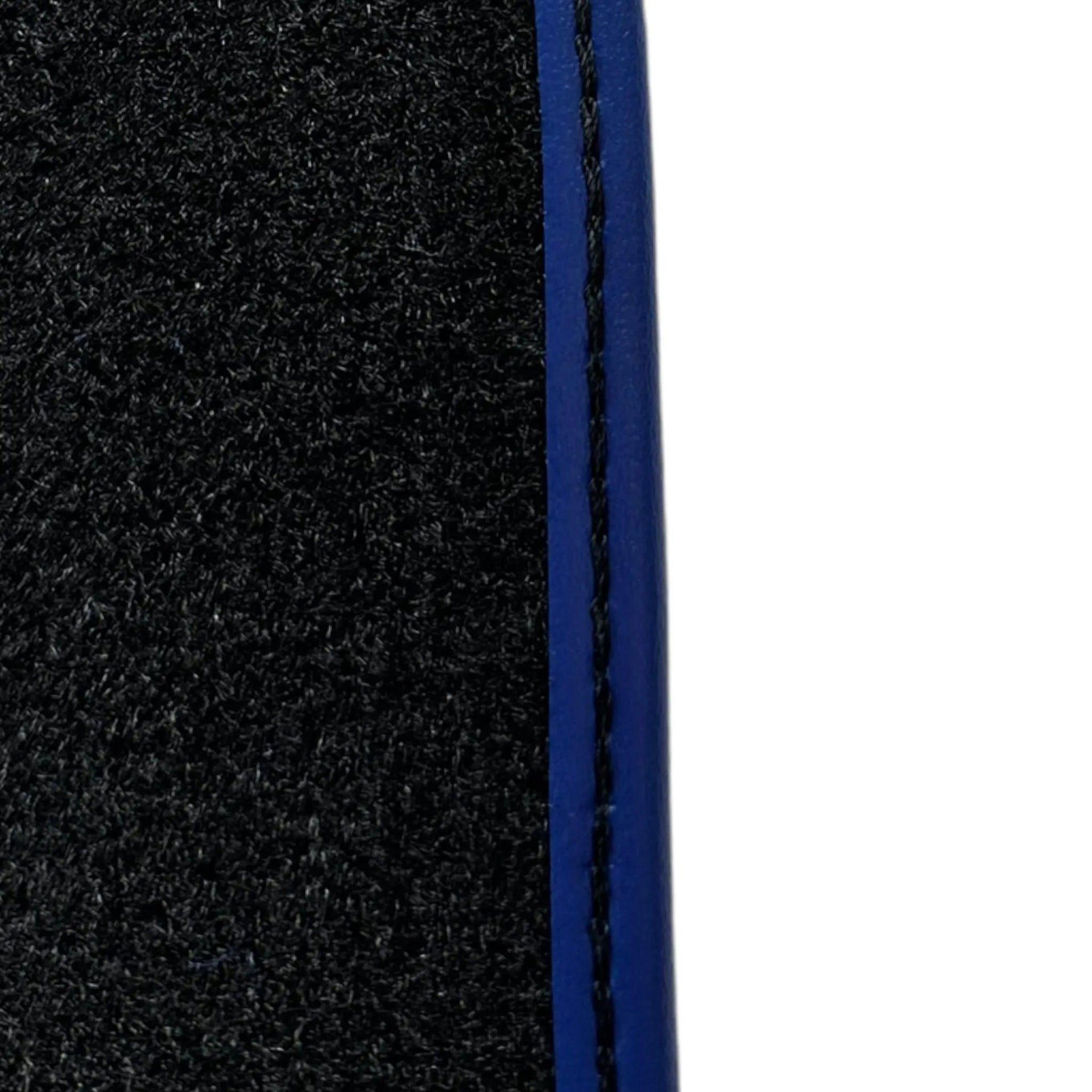 Black Floor Mats for Ferrari 812 GTS (2019-2023) with Carbon Leather - AutoWin