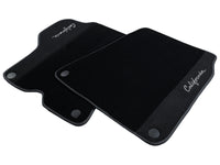 Black Floor Mats For Ferrari California 2008-2014 With Alcantara - AutoWin