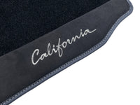 Black Floor Mats For Ferrari California 2008-2014 With Alcantara - AutoWin