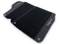Black Floor Mats For Ferrari California 2008-2014 With Alcantara - AutoWin