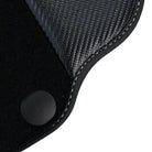 Black Floor Mats for Ferrari F12 Berlinetta (2012-2022) with Carbon Leather - AutoWin
