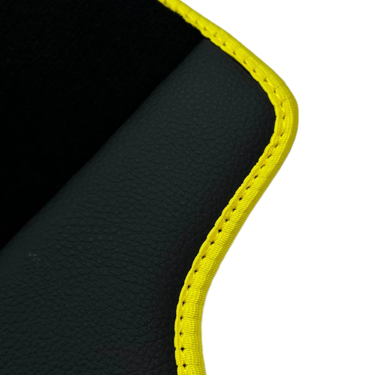 Black Floor Mats for Ferrari F12 Berlinetta (2012-2022) with Leather