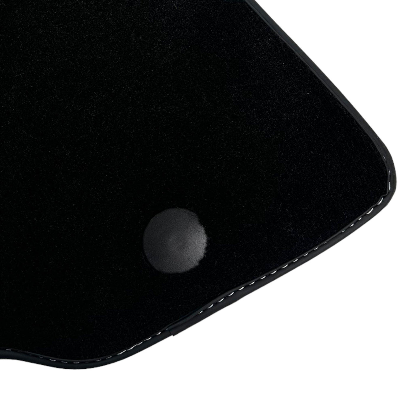 Black Floor Mats for Ferrari F12 Berlinetta (2012-2022) with Red Alcantara Leather - AutoWin