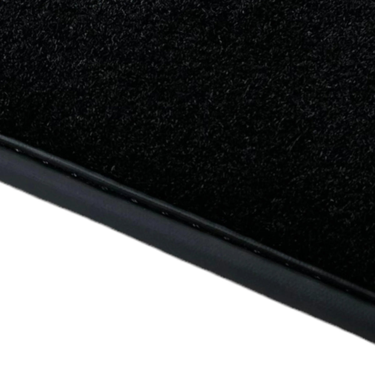 Black Floor Mats For Ferrari GTC4 Lusso (2016-2023) with Leather - AutoWin