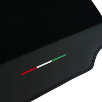 Tapis de sol noirs pour Ferrari GTC4 Lusso (2016-2023) avec cuir - AutoWin