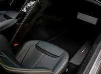 Tapis de sol noirs pour Ferrari GTC4 Lusso (2016-2023) avec cuir