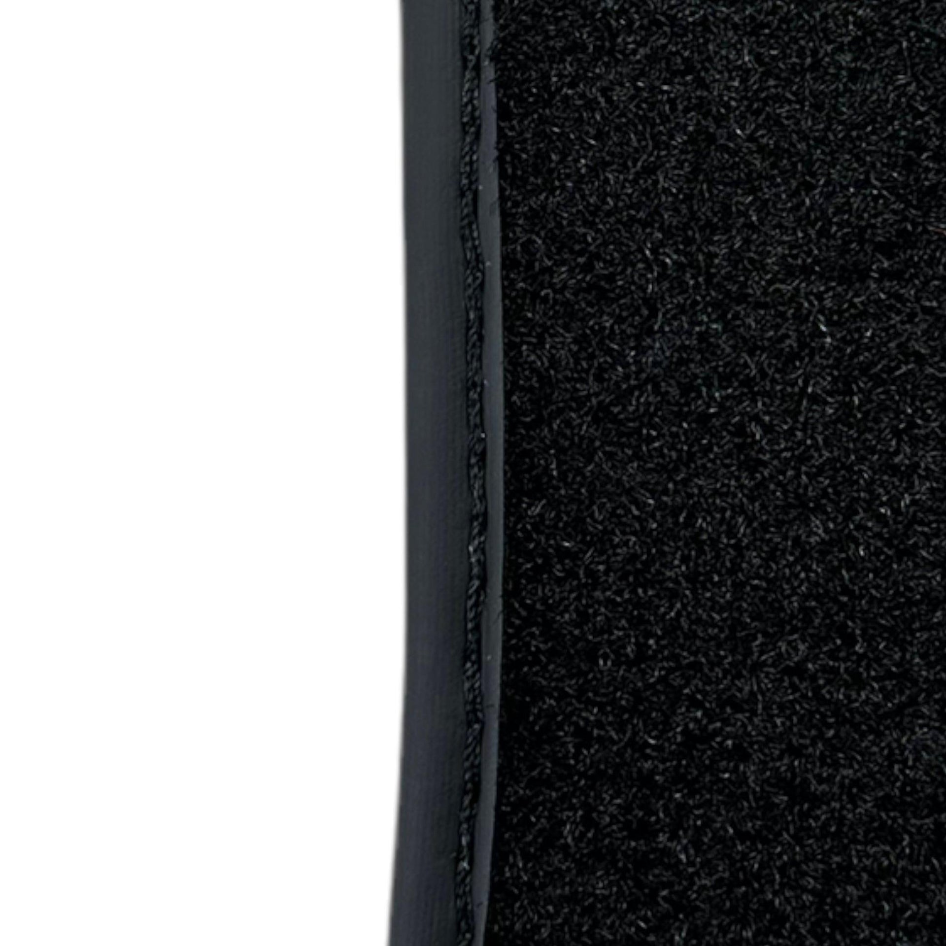 Black Floor Mats For Ferrari GTC4 Lusso (2016-2023) with Leather - AutoWin